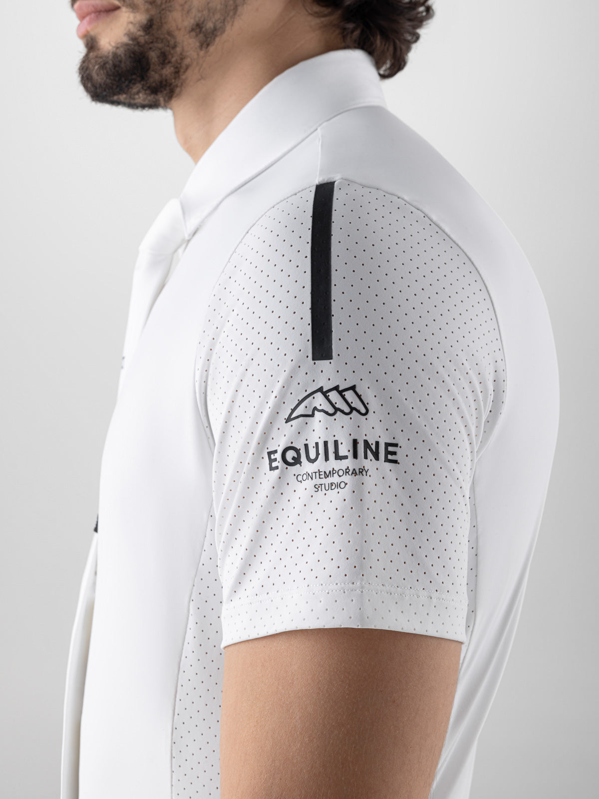 Equiline Men Short Sleeves Competition Polo COOAC