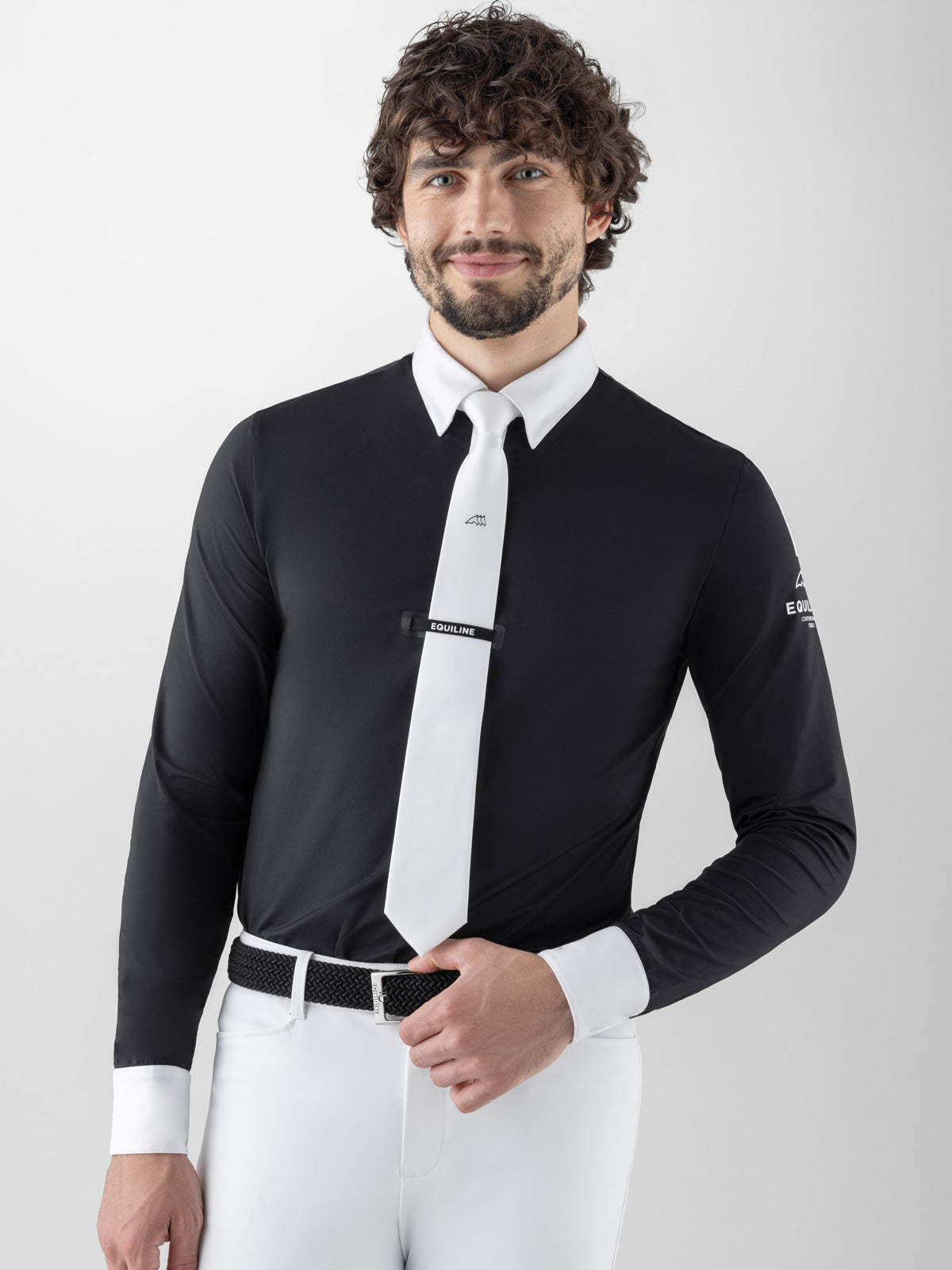 Equiline MEN’S LONG SLEEVE COMPETITION SHIRT. CURIC